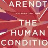 Grupplogga för Guidad läsning genom Hannah Arendts 1958 klassiker 'The Human Condition'